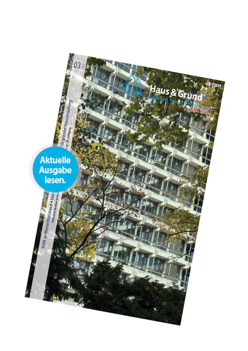 Haus & Grund aktuell Cover 3/2026