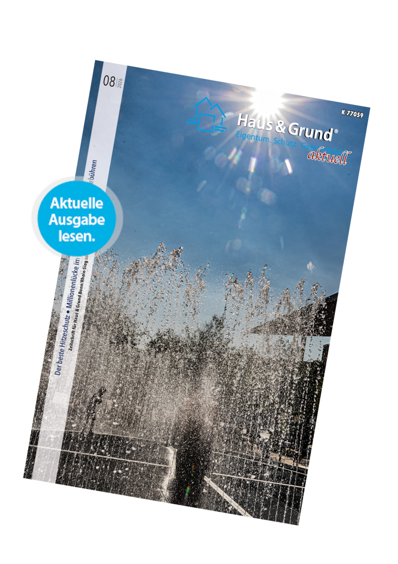 Coverbild Haus & Grund aktuell 8/2026