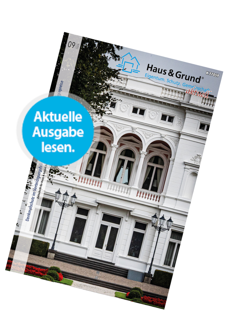 Haus & Grund aktuell Coverbild 9/2026