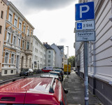 Bewohnerparken wird teurer  1 Schild