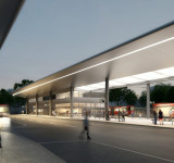 ZOB Visualisierung aus der Perspektive Maximilianstraße