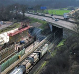 Blick auf die A 59 MB