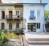 Themenbild Altes Haus junge Familie