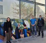 Grafitti vor Mackehaus Neugestaltung Stromkästen