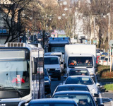 Gedränge auf der LKW Reuterstr