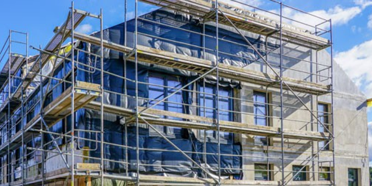 Header Stockender Wohnungsbau