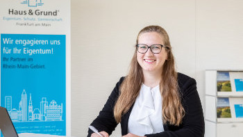 Sabina Vollmer, Rechtsanwältin bei Haus & Grund Frankfurt am Main e.V. Sabina Vollmer, Rechtsanwältin bei Haus & Grund Frankfurt am Main e.V.