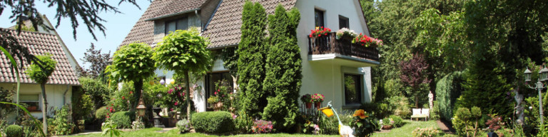 Einfamilienhaus mit Garten