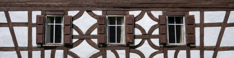Fassade eines Fachwerkhauses