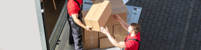 Umzugsunternehmen bei der Arbeit