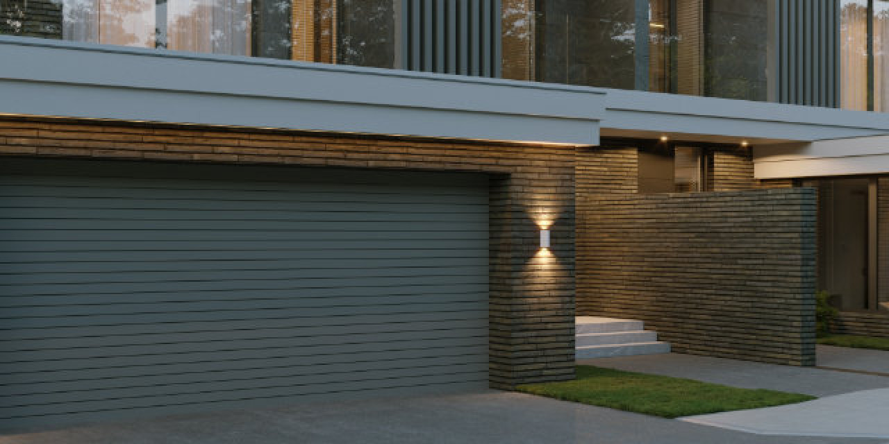 Modernes Zweifamilienhaus mit zwei Garagen