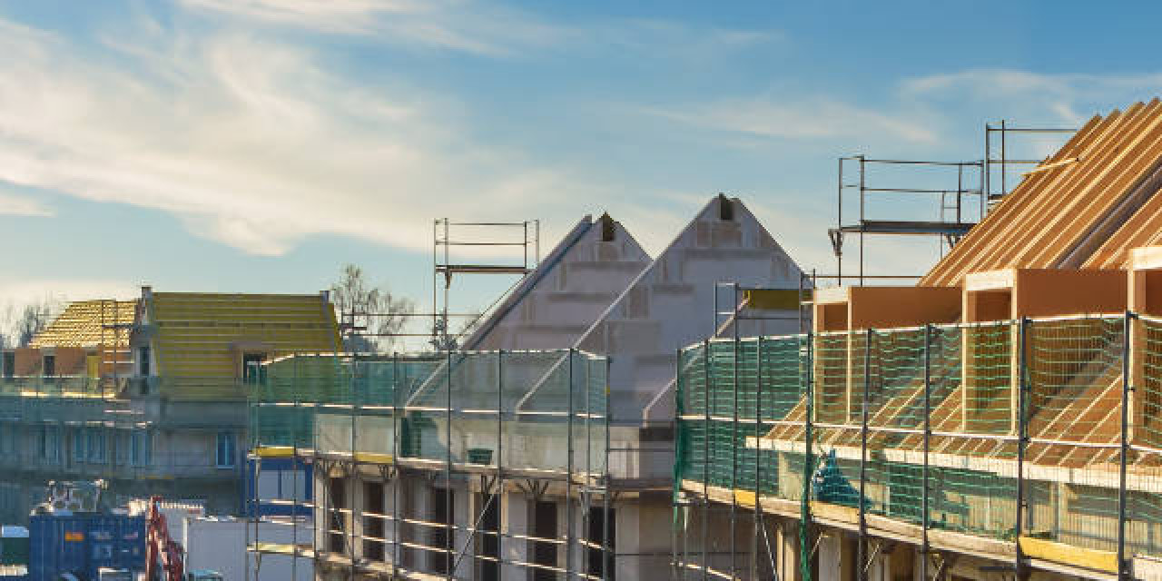 Häuser im Bau