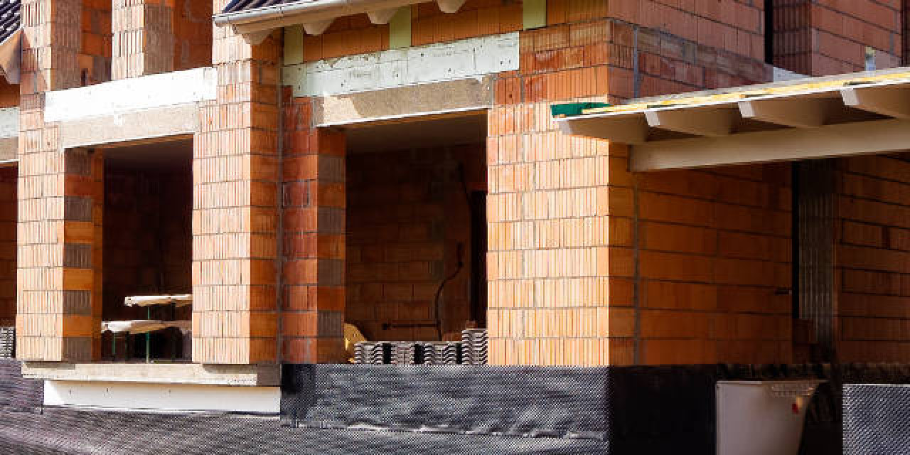 Neubau von Einfamilienhaus