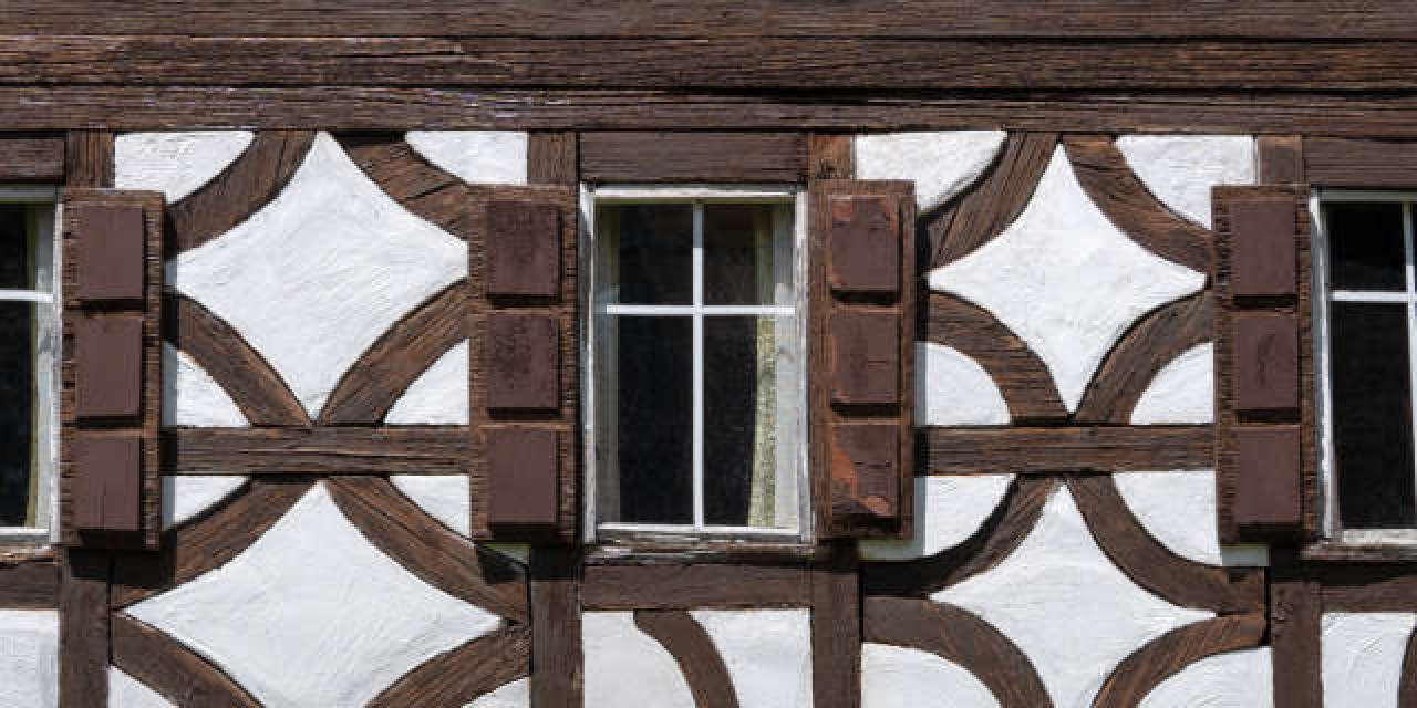 Fassade eines Fachwerkhauses