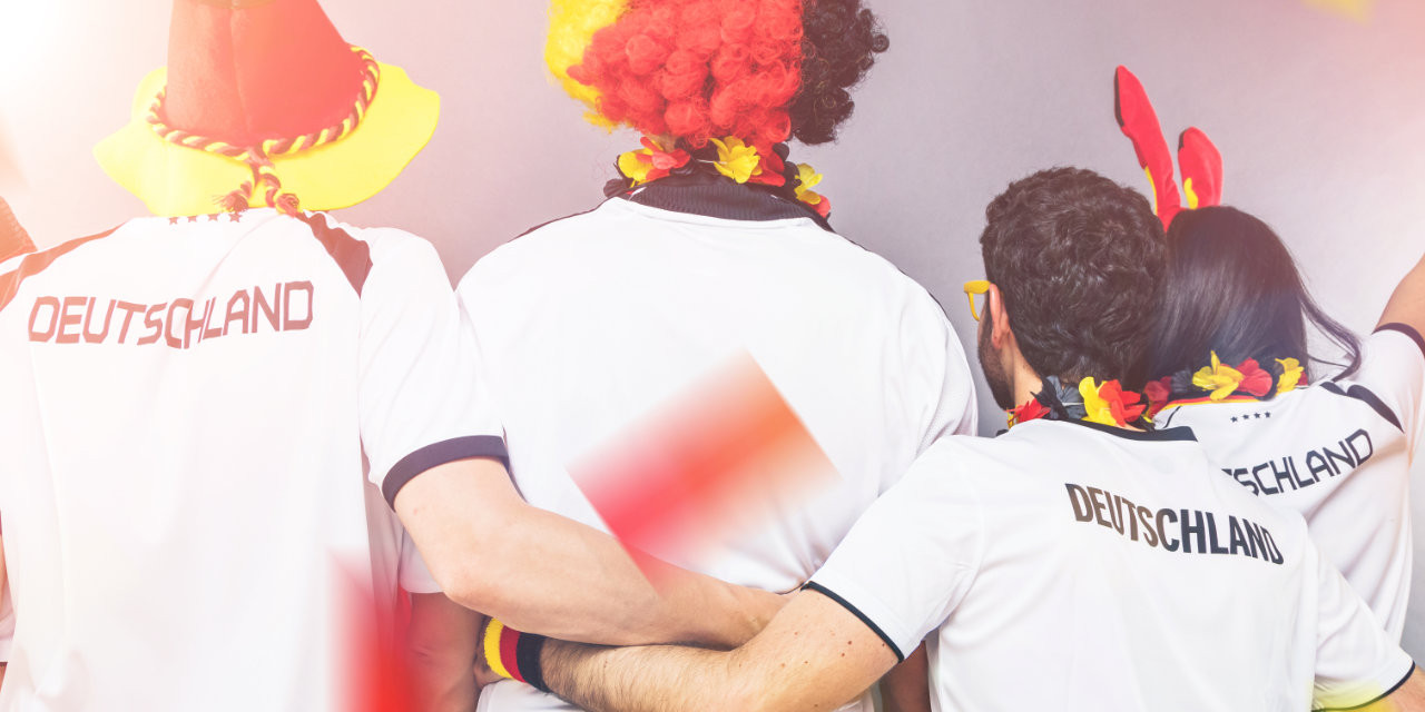 Fußballfans aus Deutschland