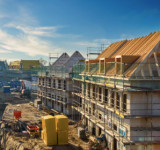 Häuser im Bau