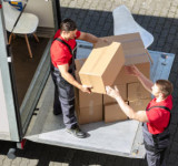 Umzugsunternehmen bei der Arbeit