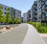 Moderne Wohnanlage in Deutschland