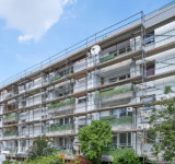 Energetische Sanierung eines Mehrfamilienhauses mit Baugerüst