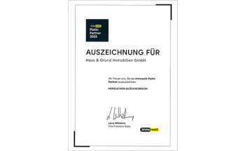 Auszeichnung Immowelt