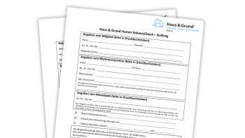 Auftrag Solvenzcheck Auftrag Solvenzcheck