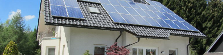 Solardach Solarhaus