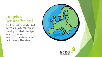 Los geht‘sWir schaffen das!