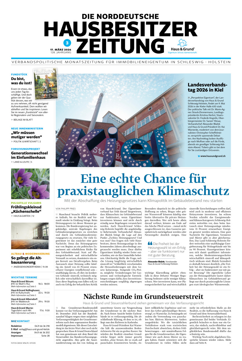 Titelblatt NHZ April