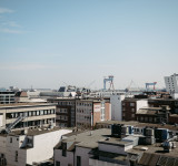 Blick über die Dächer von Kiel