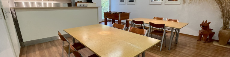 unsere neue Cafeteria