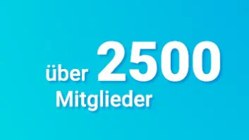 Über 2500 Mitglieder