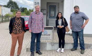 Foto: von links: Katharina Nobbe und Thorsten Post Haus & Grund, Schahina Gambir und Benjamin Rauer Die Grünen