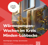 Plakat zu den Wärmepumpen-Wochen