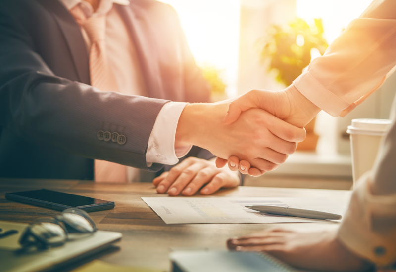 Vertrag wird geschlossen