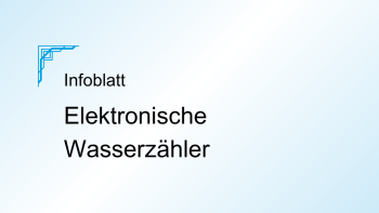 Elektronische Wasserzähler