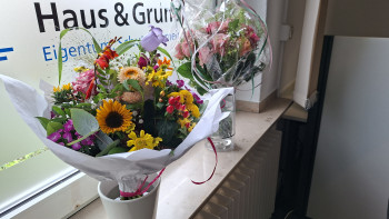 Blumen zum Jubiläum